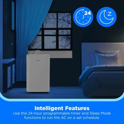 Midea 10,000 BTU DOE Smart Inverter Portable Air Conditioner, for spaces up to 450 sq. ft., White (LOCAL PICKUP ONLY)