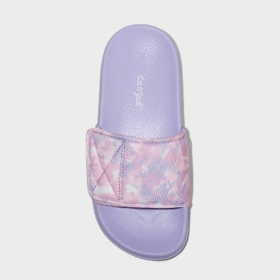 Kids' Kris Sport Slide Sandals - Cat & Jack Purple XL: