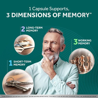 Neuriva Memory Dietary Supplement Capsules - 3 Dose - 30ct