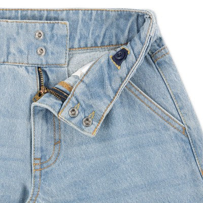 Levi's Girls' Braided High-Rise Baggy Jeans - Light Wash 14