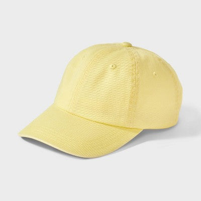 Washed Baseball Hat - JoyLab Yellow
