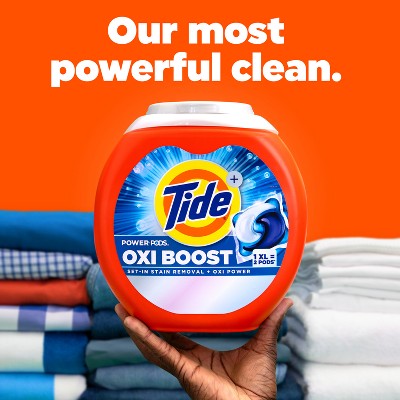 Tide Oxi Boost Power Pods Laundry Detergent - 45ct