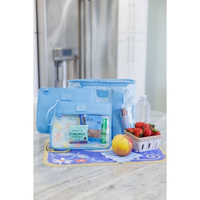 Fulton Bag Co. 2pk Leatherette Snack Pouches - Blue
