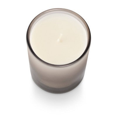 3.9oz Partially Frosted Glass Candle Black - Bullseye's Playground
