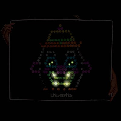 Adult Hasbro Deluxe Halloween Costume Lite Brite One Size Fits Most