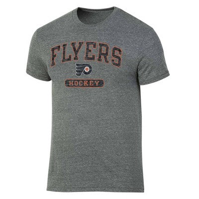 NHL Philadelphia Flyers Men's Gray Tri-Blend T-Shirt - XXL