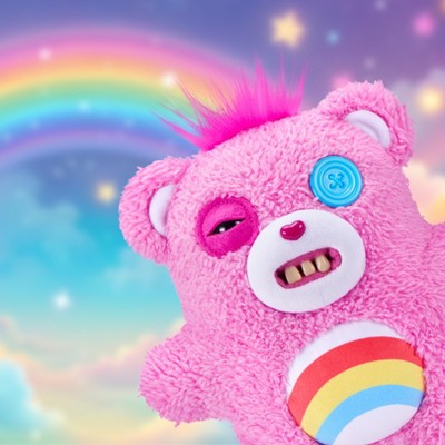 Fuggler 9" Care Bears - Cheer Bear
