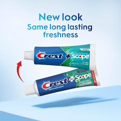 Crest + Scope Complete Whitening Toothpaste Minty Fresh - Trial Size - 2.7oz