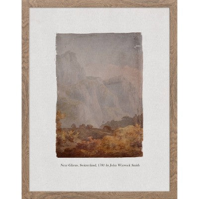 (Set of 2) 16" x 20" Glass Textbook Framed Prints - Threshold designed with Studio McGee: Traditional Wall Art, Polystyrene Frame (LOCAL PICKUP ONLY)
