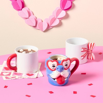 15 fl oz Stoneware Handle Mug - Spritz