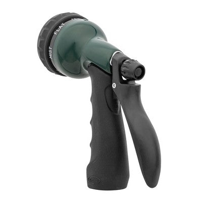 Orbit 7-Pattern Metal Rear Trigger Hose Nozzle Green/Black