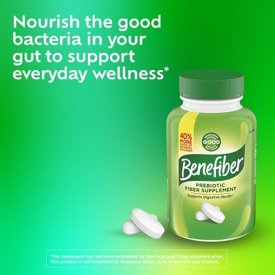 Benefiber Prebiotic GLP-1 Friendly Fiber Supplement Caplets - 84ct