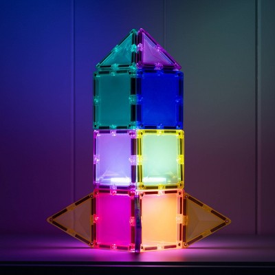 CONNETIX Magnetic Tiles Light Star Pack 28pc