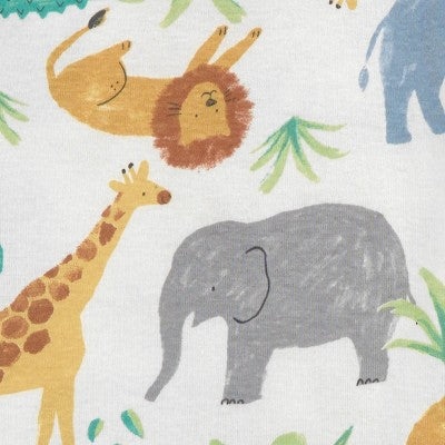 Carter's Toddler Boys' 4pc Cotton Snug Fit Safari Pajama Set 3T