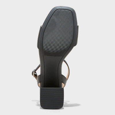Women's Shannon Heels with Memory Foam Insole A New Day Black 5.5