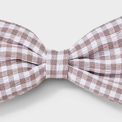 Boys' Gingham Bow Tie - Cat & Jack Brown