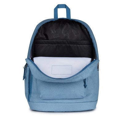 JanSport Cross Town Plus Remix 17" Backpack - Light Blue: High School Abstract Bookbag