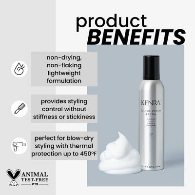 KENRA VOLUME MOUSSE EXTRA 8 OZ