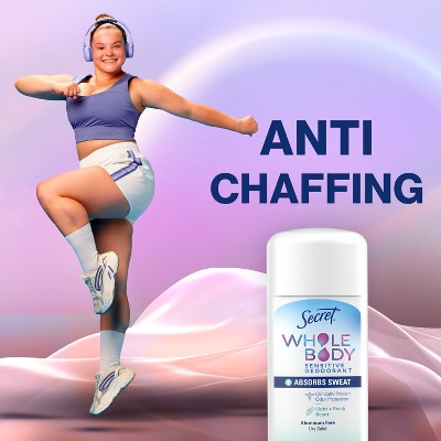 Secret Dry Feel Whole Body Deodorant - Light & Fresh - 2.4oz