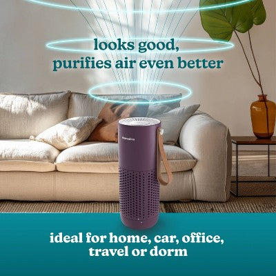 HoMedics Portable HEPA Air Purifier with Aromatherapy Purple