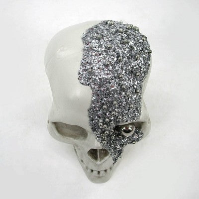 Halloween Skull Decorative Sculpture White - Bullseye's Playground