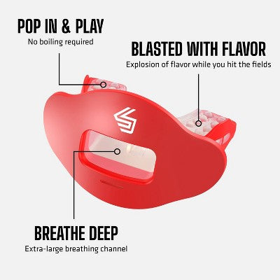 Shock Doctor Sport Max Airflow Flavor Lipguard Kool Aid - Cherry