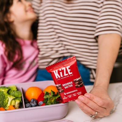 KiZE Brownie Batter Gluten Free Energy Protein Bar - 10g Protein - 8oz/5ct
