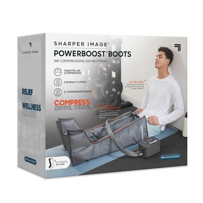 Sharper Image Powerboost Boots Air Compression Fits 25"-31" Inseam