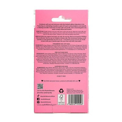 Que Bella Relax and Reset Gift Set - 3ct: Contains Lavender, Hyaluronic Acid, Vegan, For Normal, Oily, Combination Skin