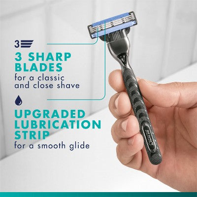 Gillette Mach3 Value Pack Razor - Handle + 6 Blade Refills