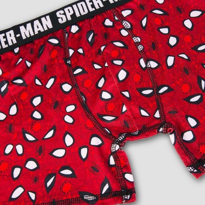 Boys' Spider-Man 4pk Boxer Briefs - 8: Fictitious Character Knit Underwear