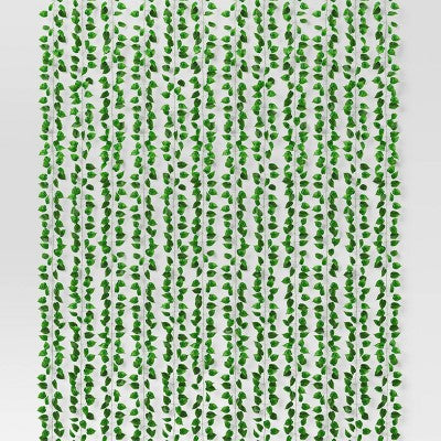 12pc 79' Ivy Multipack Artificial Garlands Dark Green - Room Essentials: Polyester Blend, Indoor Use, Unlit