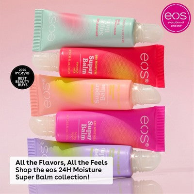 eos 24H Moisture Super Balm - Strawberry Sorbet - 0.35 fl oz