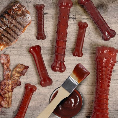 Nylabone Power Chew Basted Dog Bone - Steak & Bacon - XL