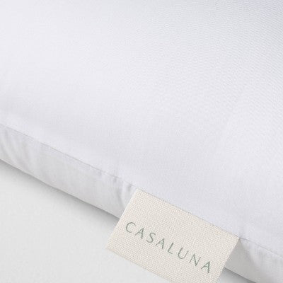 King Medium Machine Washable Customizable Down Alternative Bed Pillow Insert White - Casaluna
