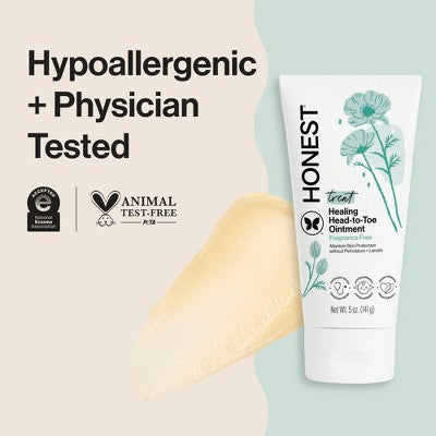 The Honest Company Healing Head-to-Toe Ointment Fragrance Free - 5oz