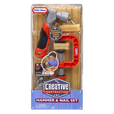 Little Tikes Creative Construction Hammer & Nail Set with 5 Accessories
