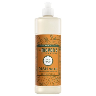 Mrs. Meyer's Clean Day Sugar Pumpkin Dish Soap Liquid Gel - 16 fl oz