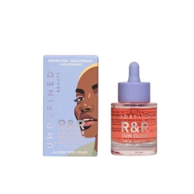 Undefined Beauty R&R Sun Elixir Facial Glow Oil - SPF 30 - 1fl oz