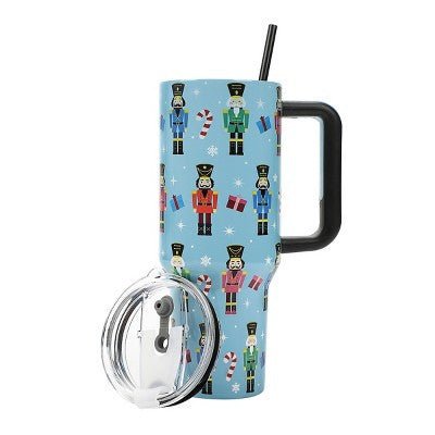 Nutcrackers Vacuum Insulated 40 Oz. Stainless Steel Tumbler