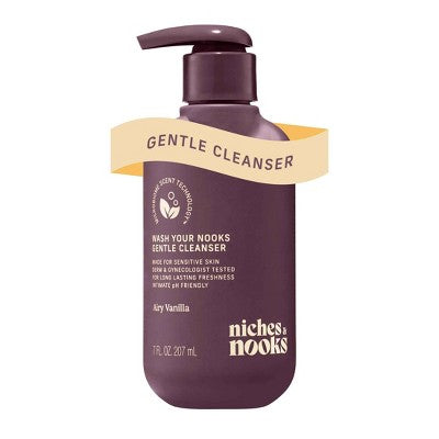 Niches & Nooks, Wash Your Nooks Gentle Cleanser - Airy Vanilla - 7 fl oz