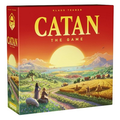Asmodee CATAN 6E Refresh Board Game: Strategy & Social Skills, 1 Hour Play, 3-4 Players, Includes Cards & Dice