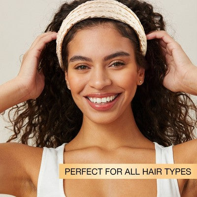 scunci Boho Chic Textured Headwrap - Latte - All Hair