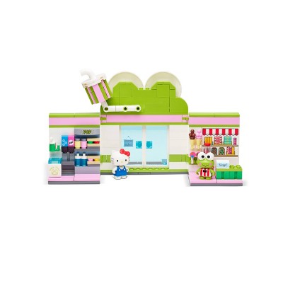 Hello Kitty and Friends Keroppi Mart Building Set with Hello Kitty and Keroppi Minifigures