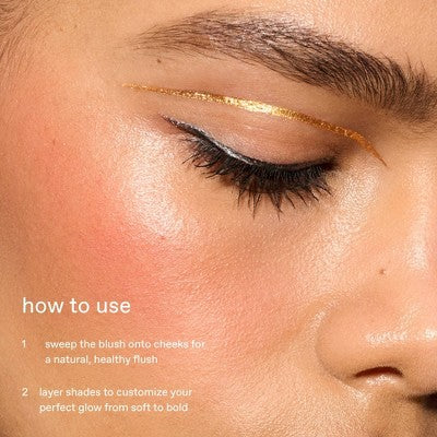 r.e.m. beauty Wicked For Good Cherry Blossom Blush Palette - Warm Coral - 0.27 fl oz - Ulta Beauty: Brightening, Cheek Application, Buildable Coverage
