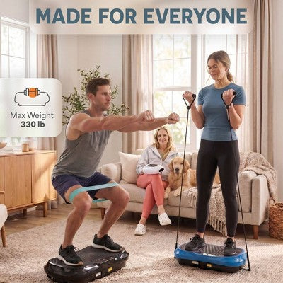 Lifepro Fitness Waver Electric Vibration Plate Exercise Machine for Full Body Workout - Black (LOCAL PICKUP ONLY)