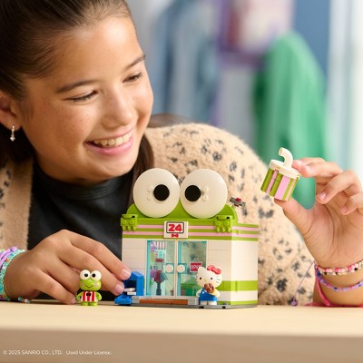Hello Kitty and Friends Keroppi Mart Building Set with Hello Kitty and Keroppi Minifigures