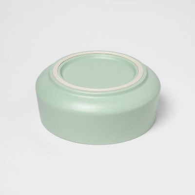 Bamboo Melamine Dog Bowl - Green - 6 Cups - Boots & Barkley