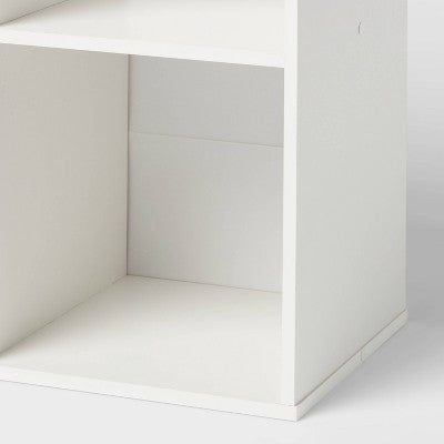 11" 6 Cube Book Shelf White - Brightroom (LOCAL PICKUP ONLY)
