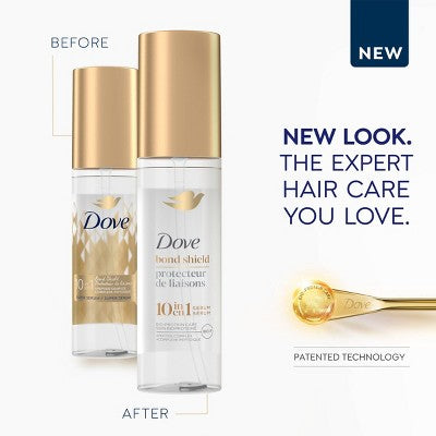 Dove Beauty Bond Shield Leave-In Silk Hair Serum - 3.3oz